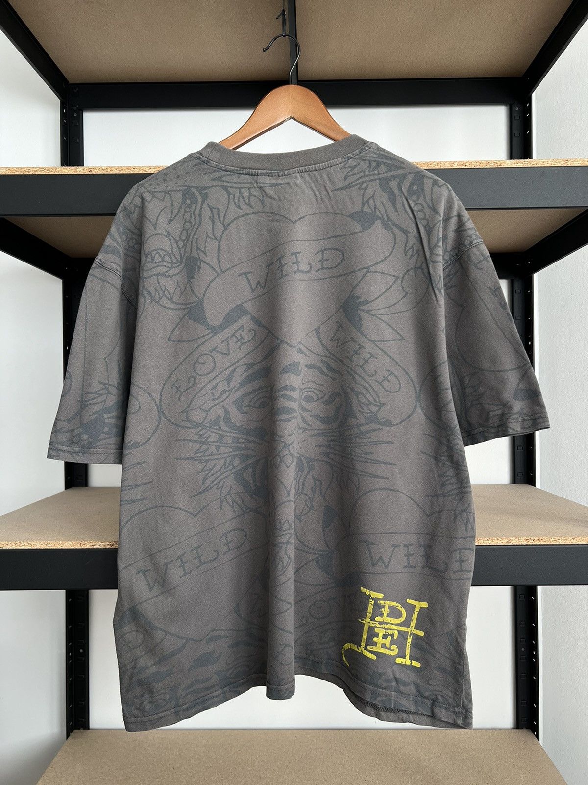Ed Hardy Ed Hardy Urban Outfitters Tiger Tattoo AOP T-shirt Size US L / EU 52-54 / 3 - 4 Thumbnail