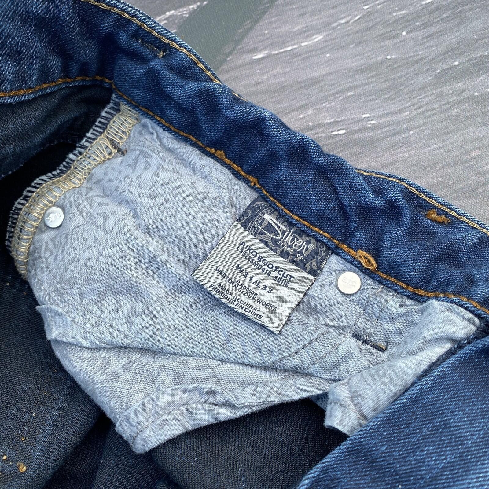 Silver Jeans Co. Silver Jeans Co Aiko Bootcut Womens Jeans 31x33 Blue Y2K Size 31" - 4 Thumbnail