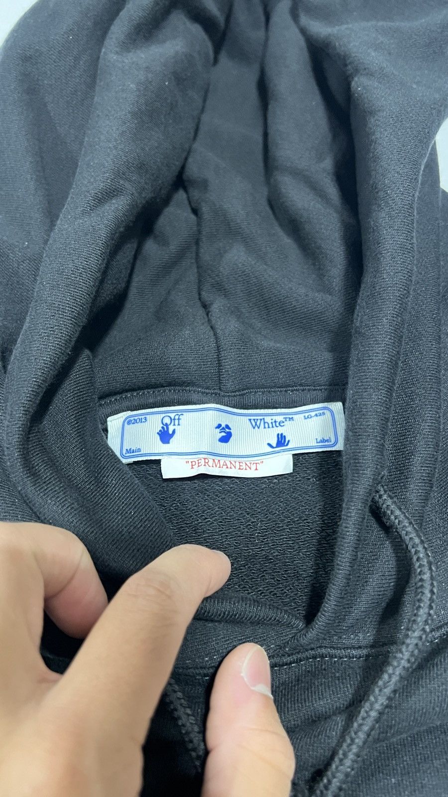 Off-White Off-White Black Classic Logo Hoodie Size US XL / EU 56 / 4 - 9 Thumbnail