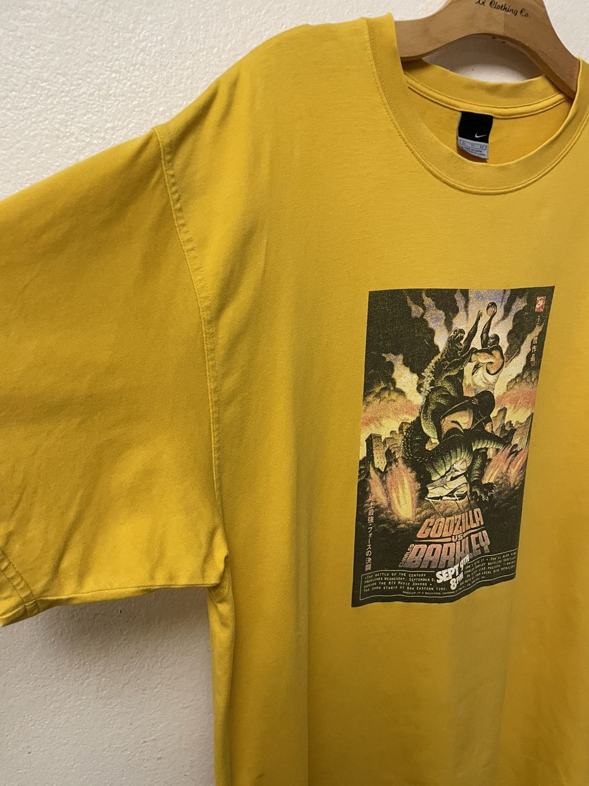 Nike Vintage Nike Godzilla Barkley Shirt Size US XL / EU 56 / 4 - 4 Thumbnail