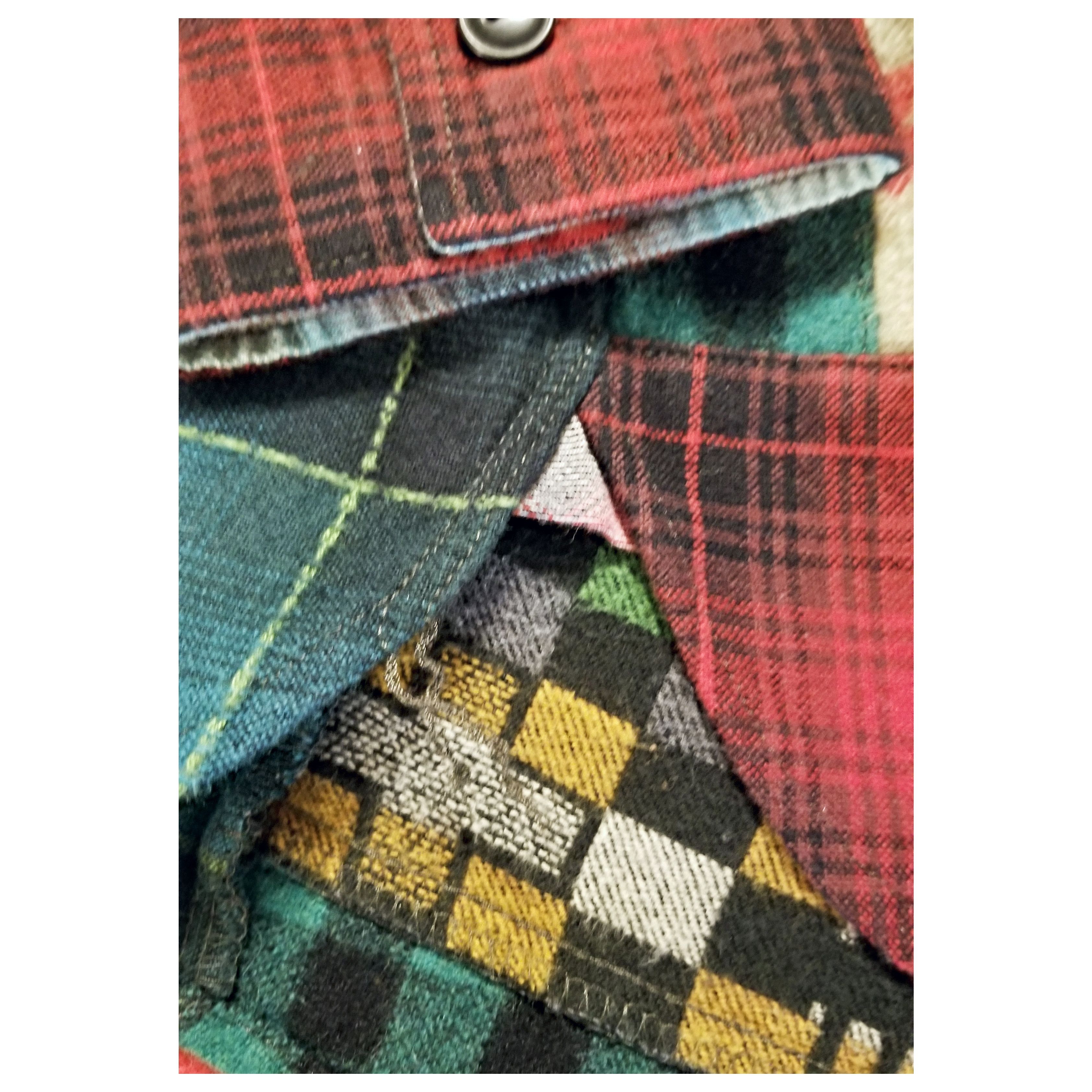 Polo Ralph Lauren *NWOT* DOUBLE RL RALPH LAUREN WOOL PATCHWORK SHIRT- MEDIUM Size US M / EU 48-50 / 2 - 9 Thumbnail