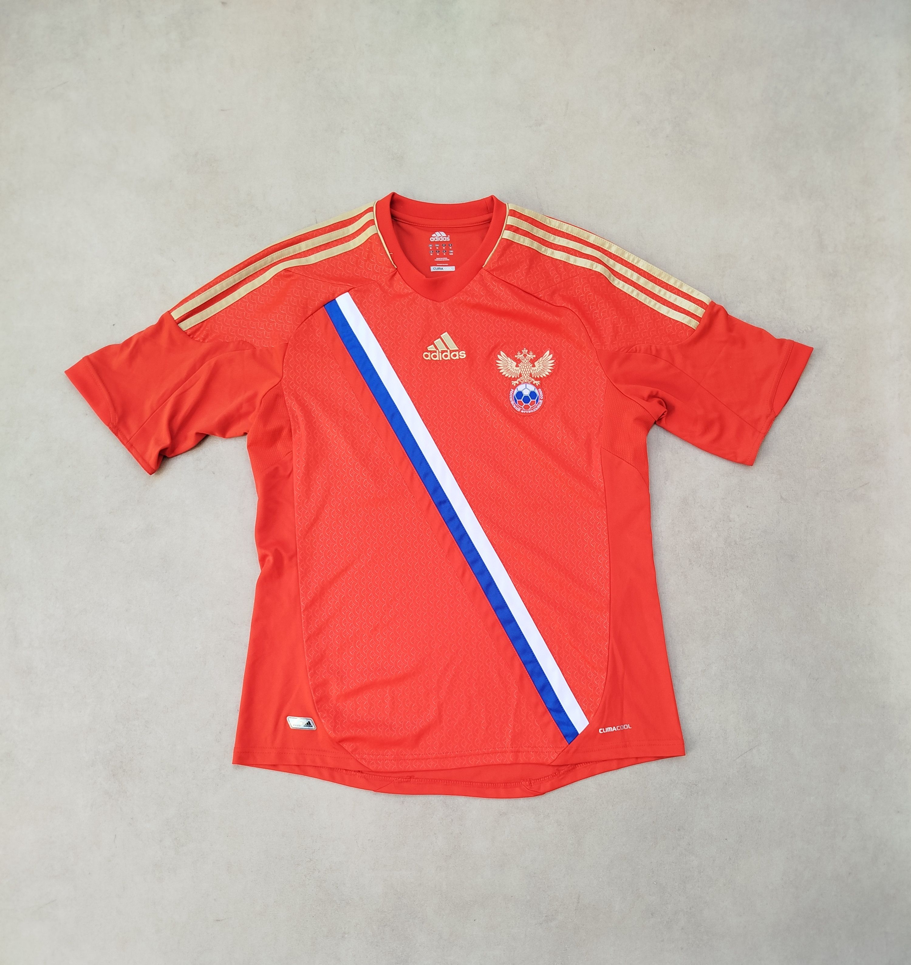 Adidas RUSSIA national team adidas 2011 soccer jersey size M Size US M / EU 48-50 / 2 - 1 Thumbnail