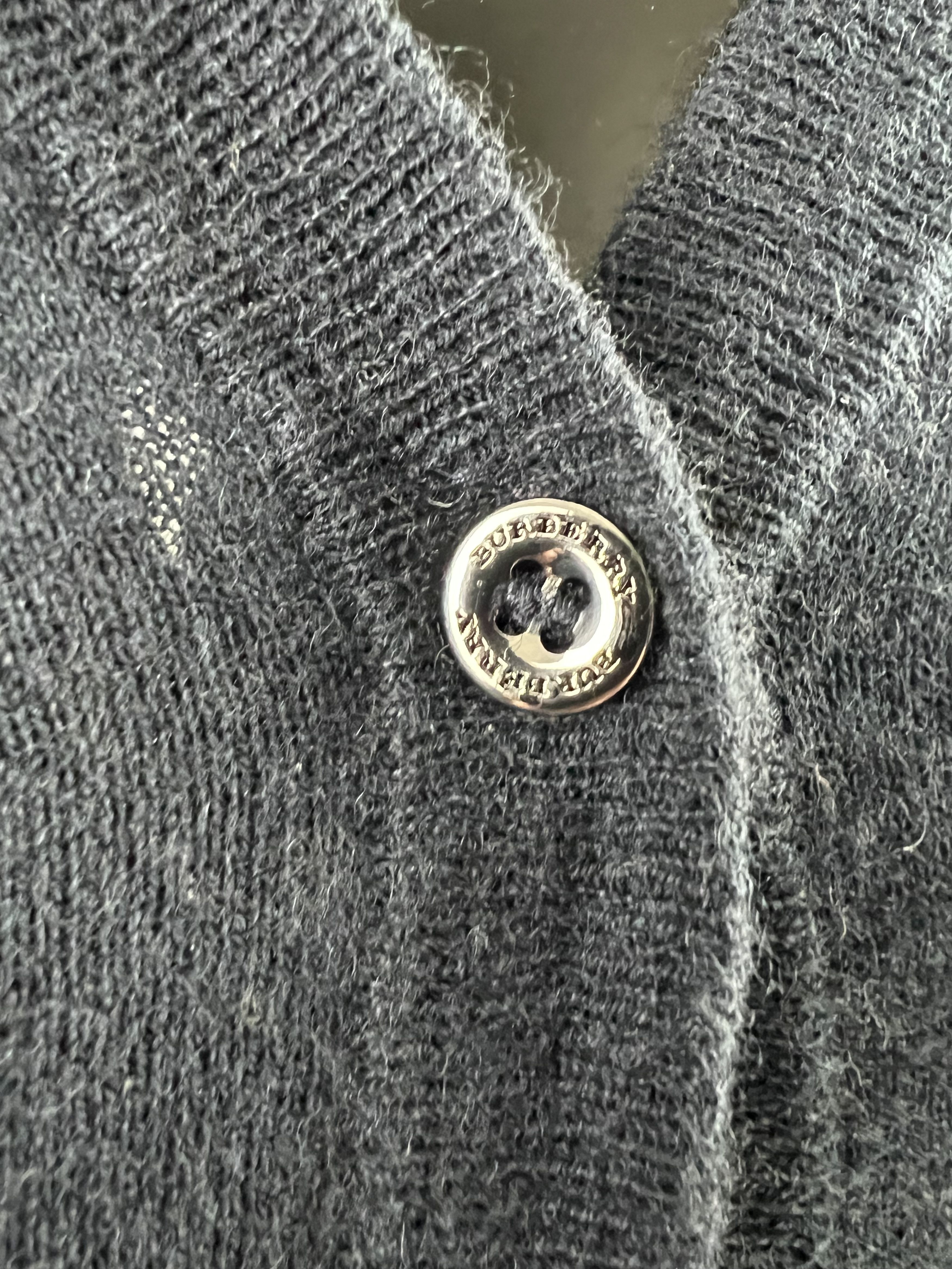 Burberry Burberry Women's Navy Blue Wool Cardigan Size XS Size XS / US 0-2 / IT 36-38 - 7 Thumbnail