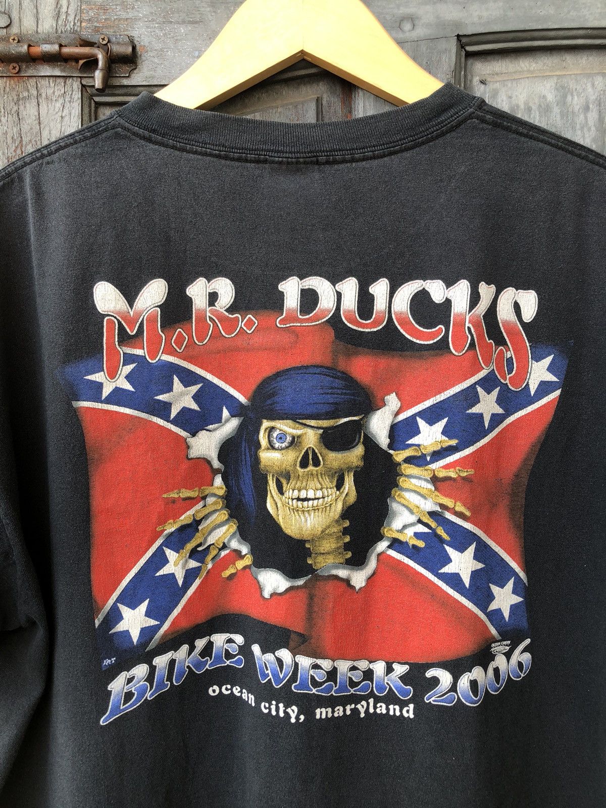 Vintage M.R. Ducks Bike Week 2006 ocean city, maryland Bikers Motor Size US XL / EU 56 / 4 - 12 Thumbnail