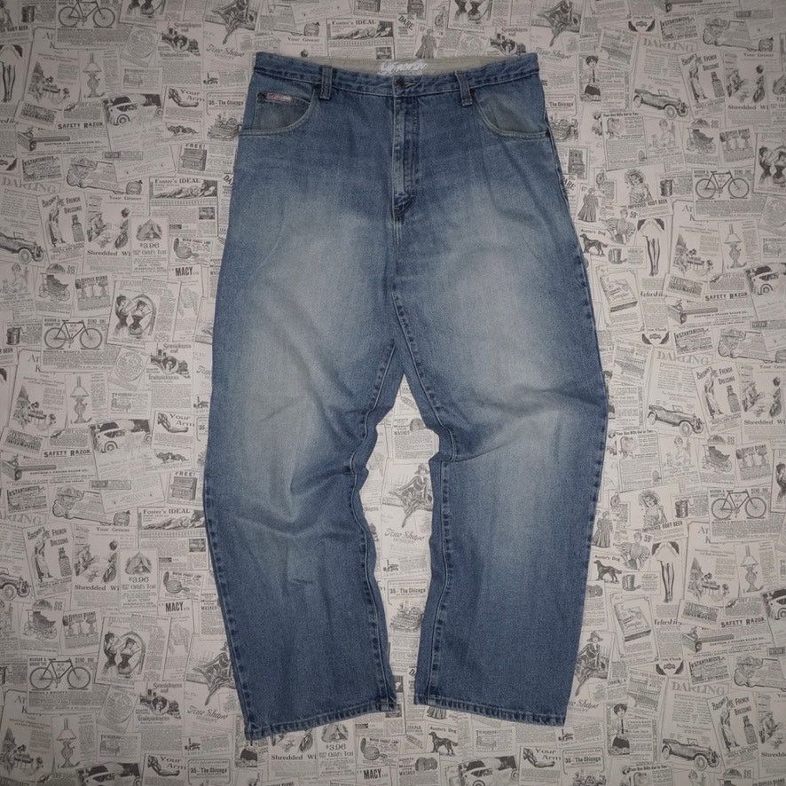 66 North 38 -Vintage Y2K 96 North faded baggy 2000s skate denim pants Size US 38 / EU 54 - 2 Thumbnail