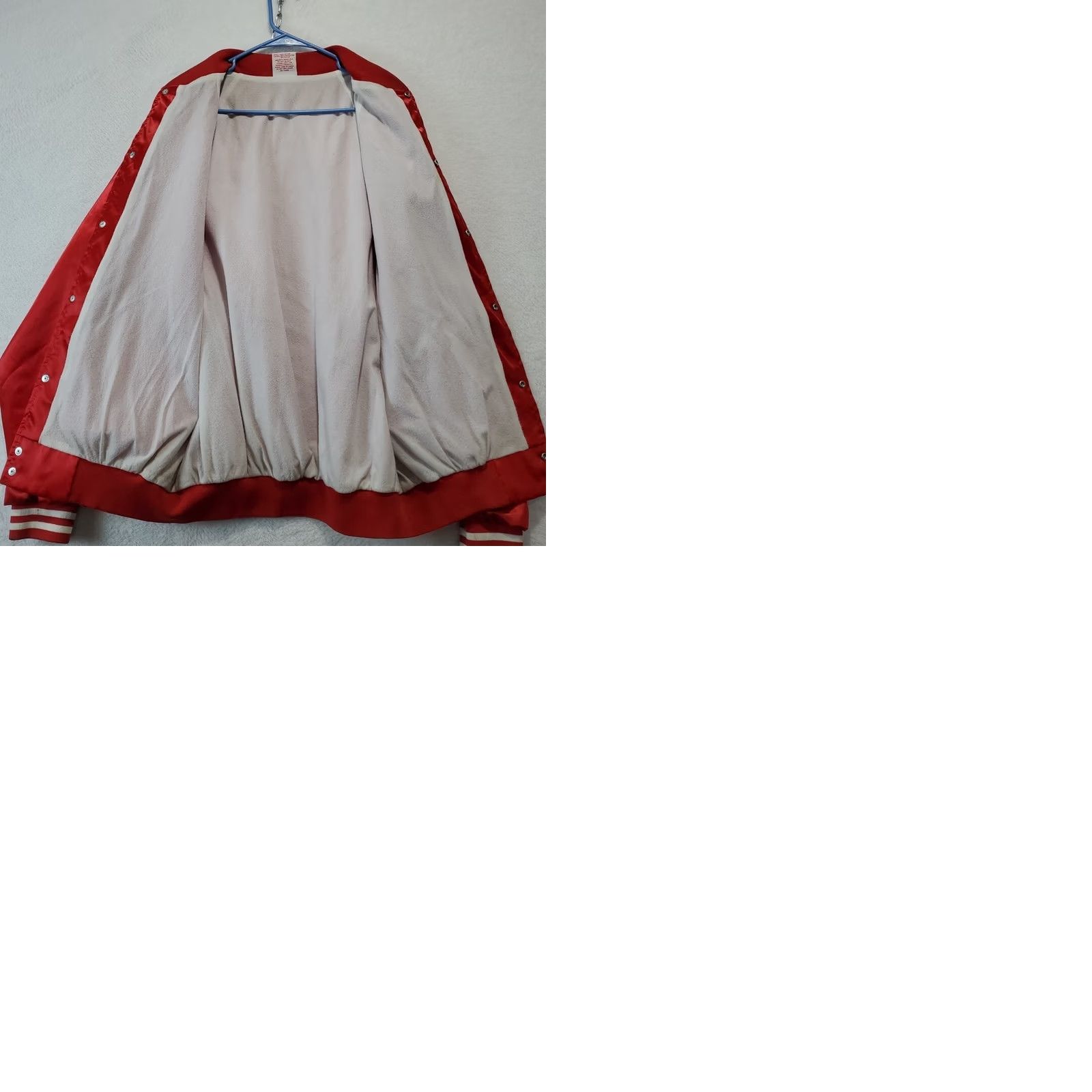 Vintage VINTAGE Cardinal Bomber Jacket Mens XL Red Satin Nylon Cheerleader Theme Enthusiast Breathable Sponsored by Cardinal Size US XL / EU 56 / 4 - 10 Thumbnail
