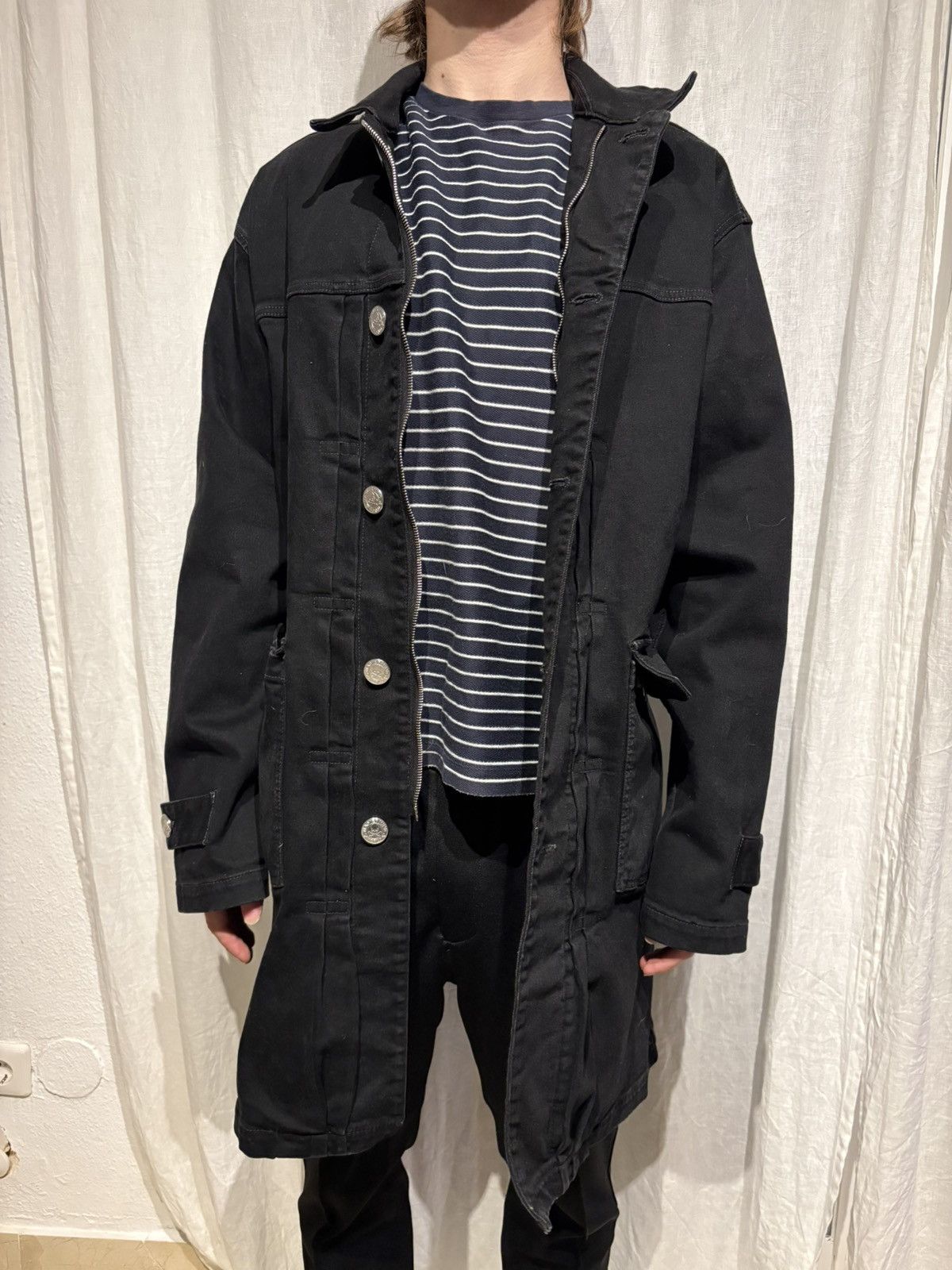Mastermind Japan Punk denim trenchcoat. Size US L / EU 52-54 / 3 - 3 Thumbnail