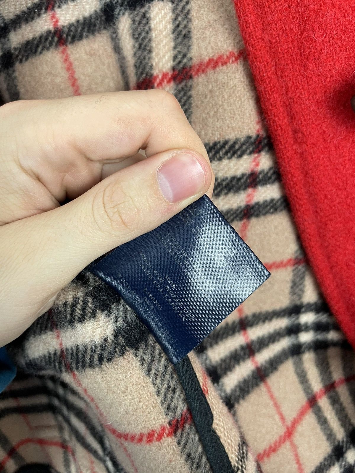 Burberry × Designer × Vintage Burberry Red Duffle coat wool fashion vintage 90s Size L / US 10 / IT 46 - 5 Thumbnail