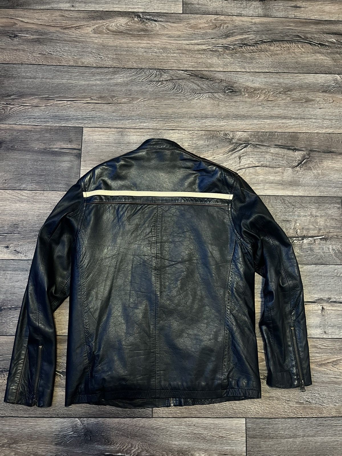 Genuine Leather × Leather Aviatrix Black Leather Bomber Jacket Size S Size US S / EU 44-46 / 1 - 4 Thumbnail