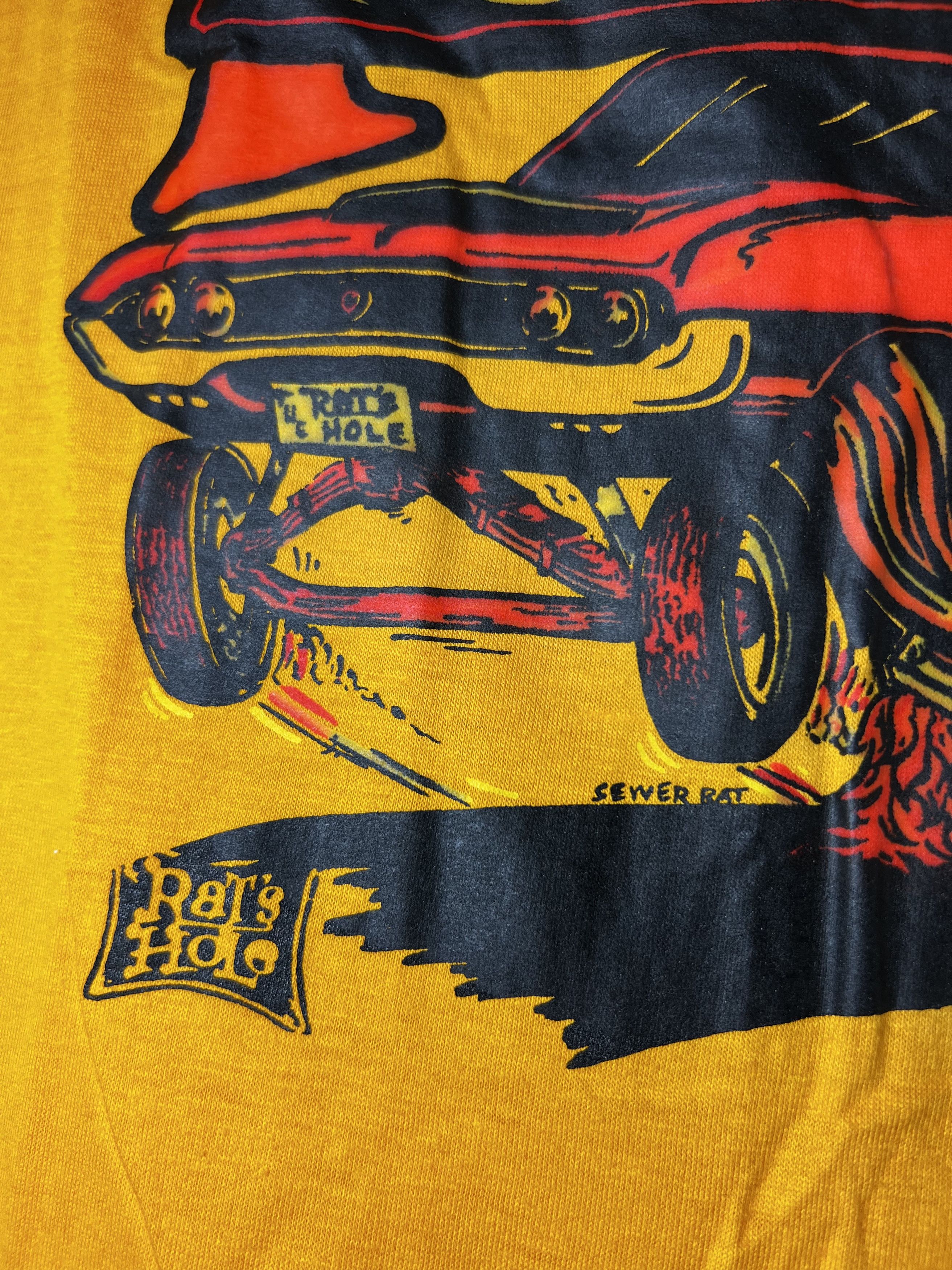 Ford × Hanes × Vintage RARE Vintage 70's-80's Ford Torino "The Rat's Hole" T-Shirt Size US L / EU 52-54 / 3 - 3 Thumbnail