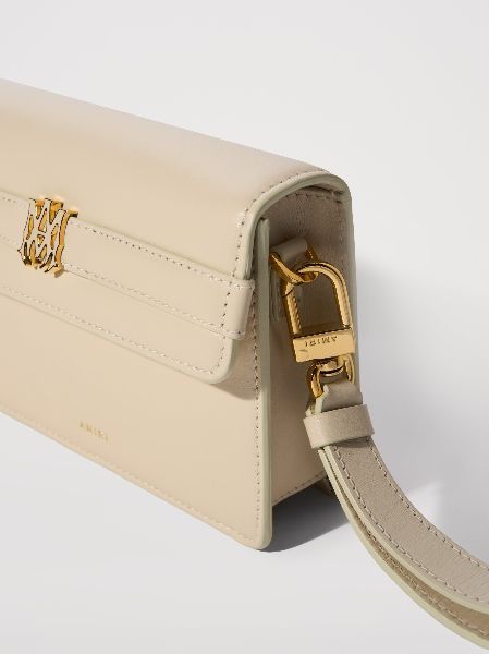 Amiri o1gr1nt0525 Size: OS / Calf "MA" Small Clutch in Alabaster Size ONE SIZE - 4 Thumbnail