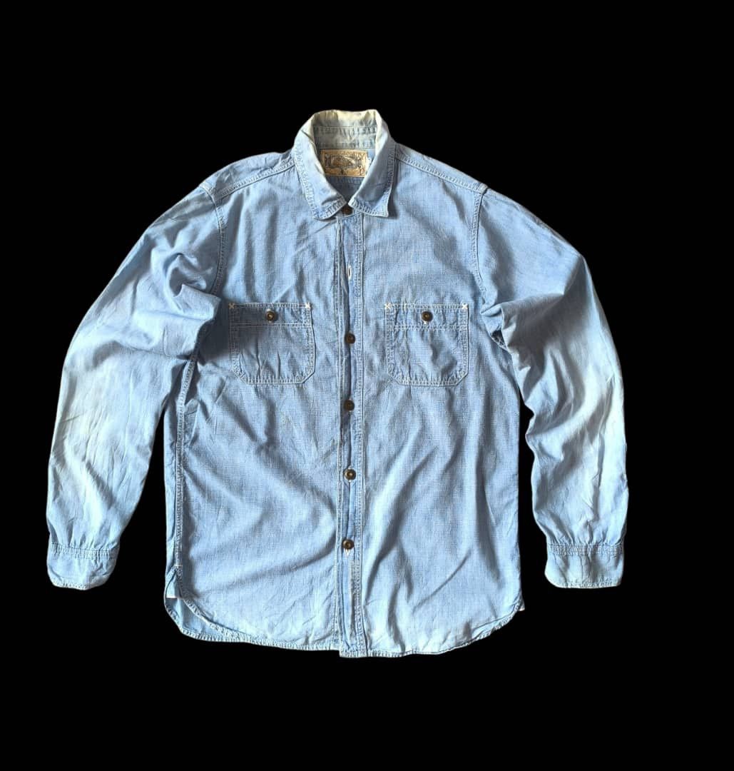 NEAL CASSADY FREEWHEELERS RAILROAD 30s STYLE chambray