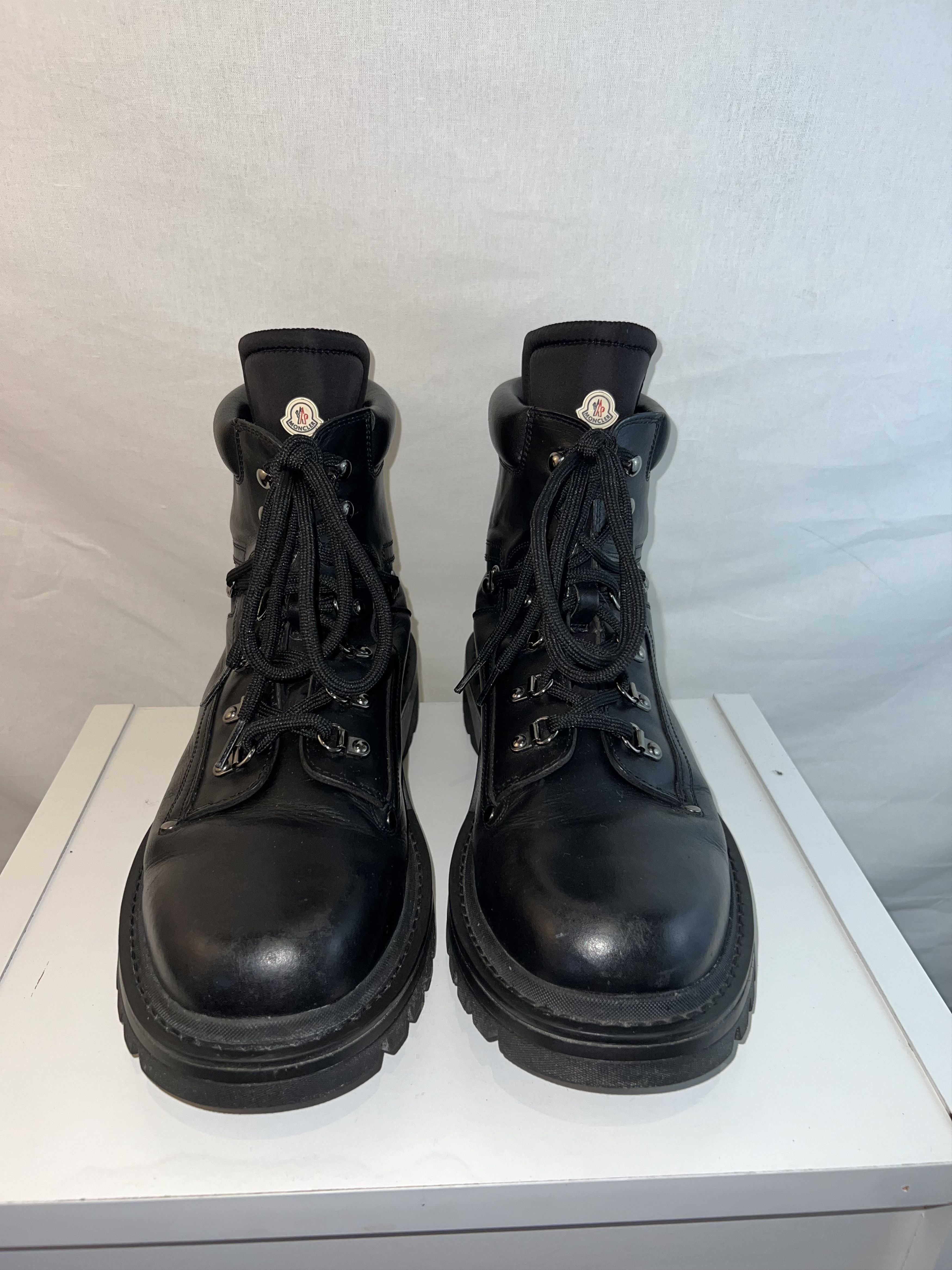 Moncler Moncler - Gently Worn Hiking Boot in Smooth Leather Size 11 Size US 11 / EU 44 - 7 Thumbnail