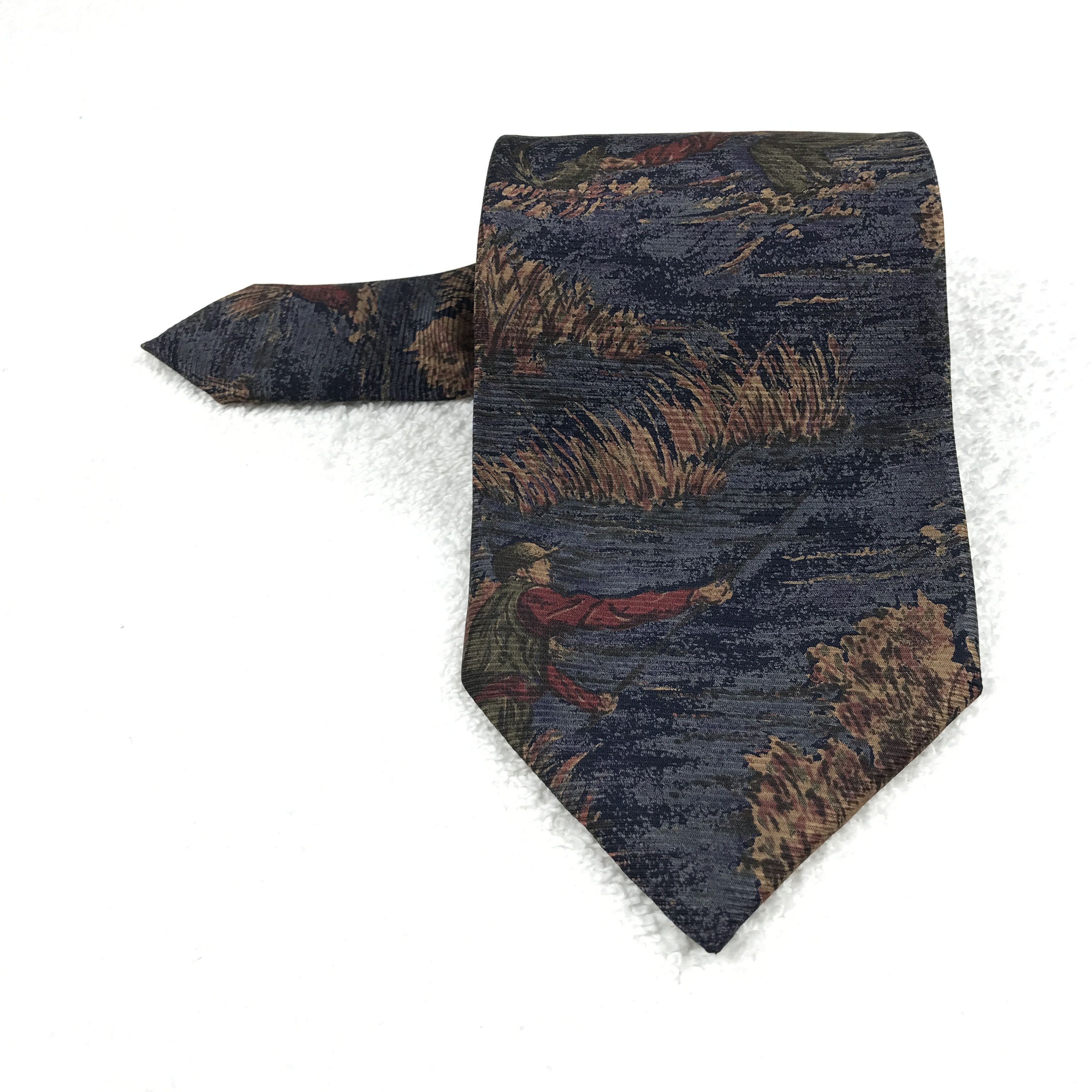 Japanese Brand × Ralph Lauren × Vintage Vintage Ralph Lauren Silk Necktie Size ONE SIZE - 1 Thumbnail
