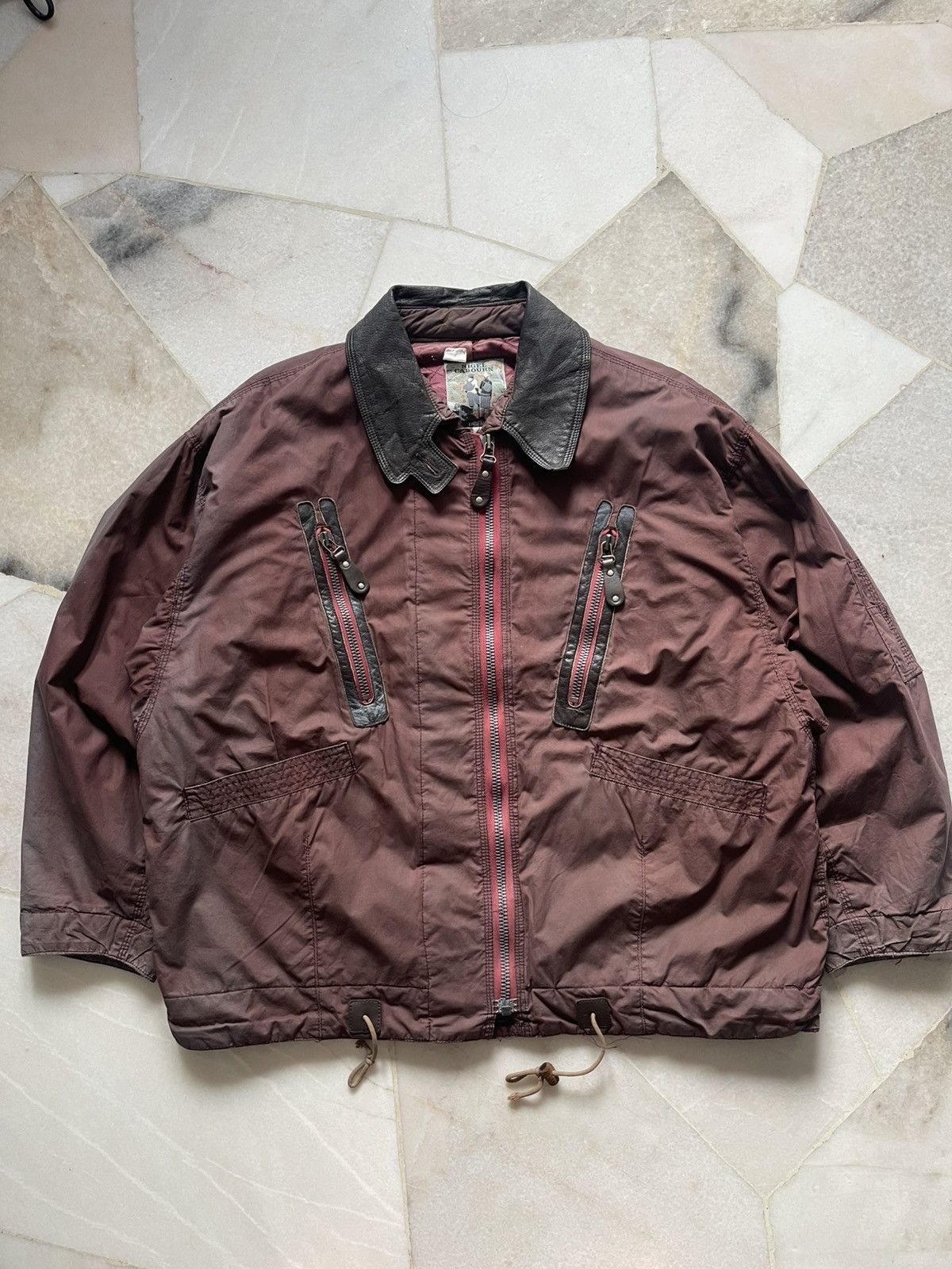 Nigel Cabourn 80s 90s Nigel Caboun Faded Flight Jacket 96 Size US L / EU 52-54 / 3 - 8 Thumbnail