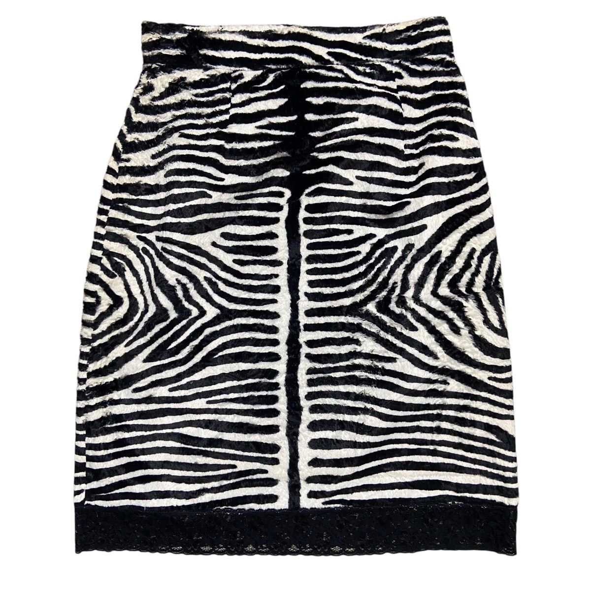 Designer × Vintage Lea Rome Paris Zebra Skirt Size 25" / US 0 / IT 36 - 1 Thumbnail