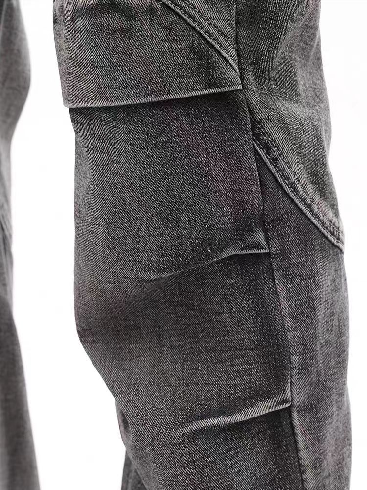 Jean Rinse-washed dark gray relaxed-fit jeans Size US 34 / EU 50 - 5 Thumbnail