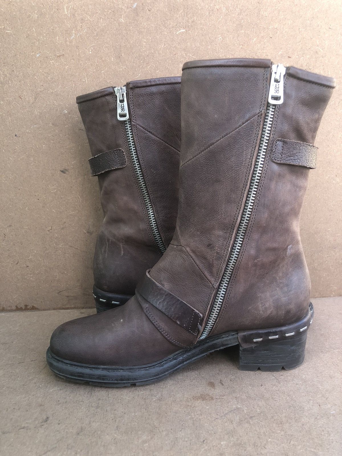 A.S.98 A.S 98 Brown Calfskin Leather Women’s Boots Size 38 Size US 8 / IT 38 - 7 Thumbnail