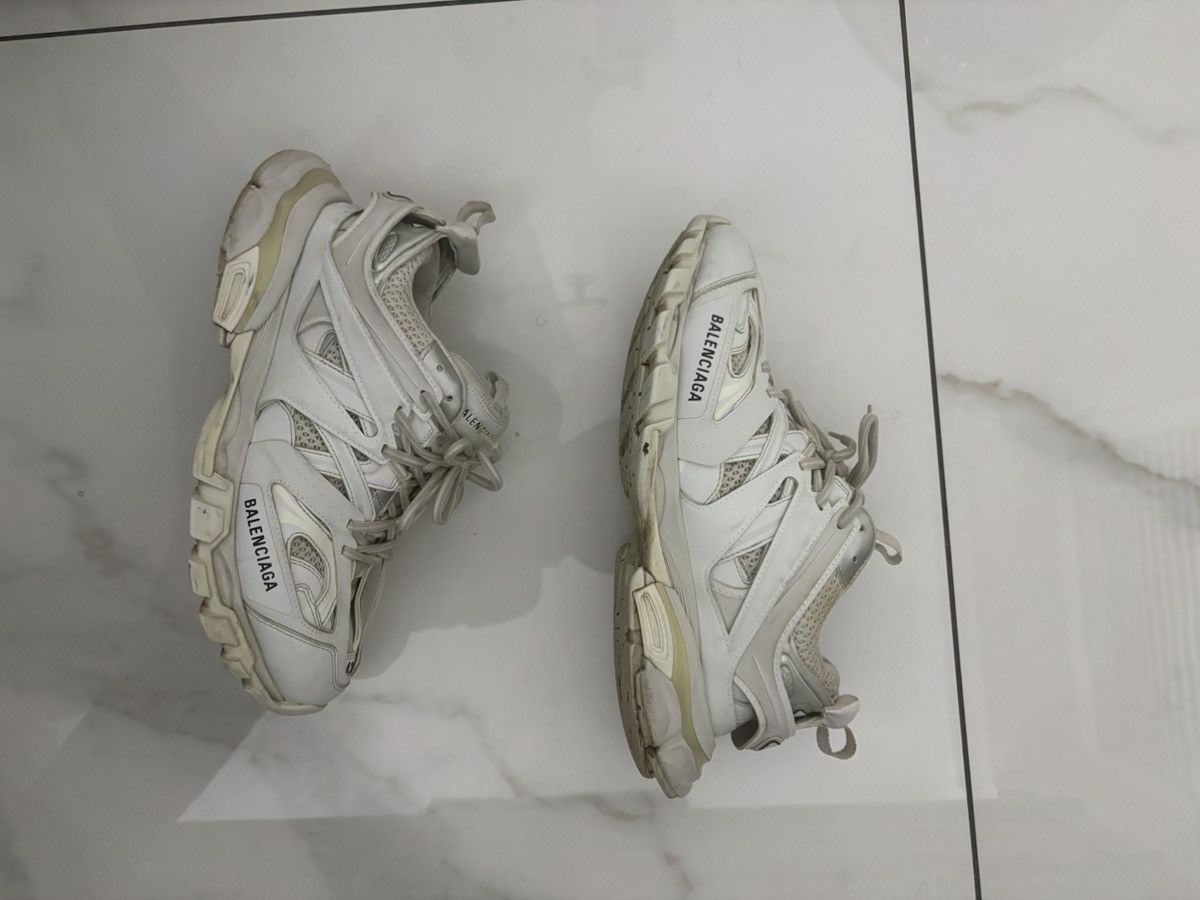Balenciaga White Balenciaga Tracks Size US 9 / EU 42 - 2 Thumbnail