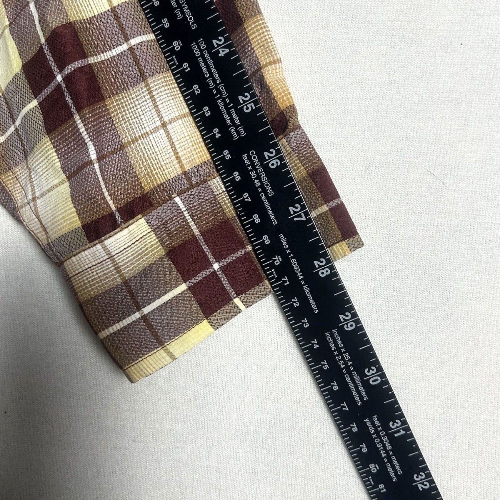 Eddie Bauer Eddie Bauer Flannel Shirt Mens XLT Tall Long Sleeve Plaid Brown Hiking Outdoors Button-Up Collar Pocket Size US XL / EU 56 / 4 - 7 Thumbnail