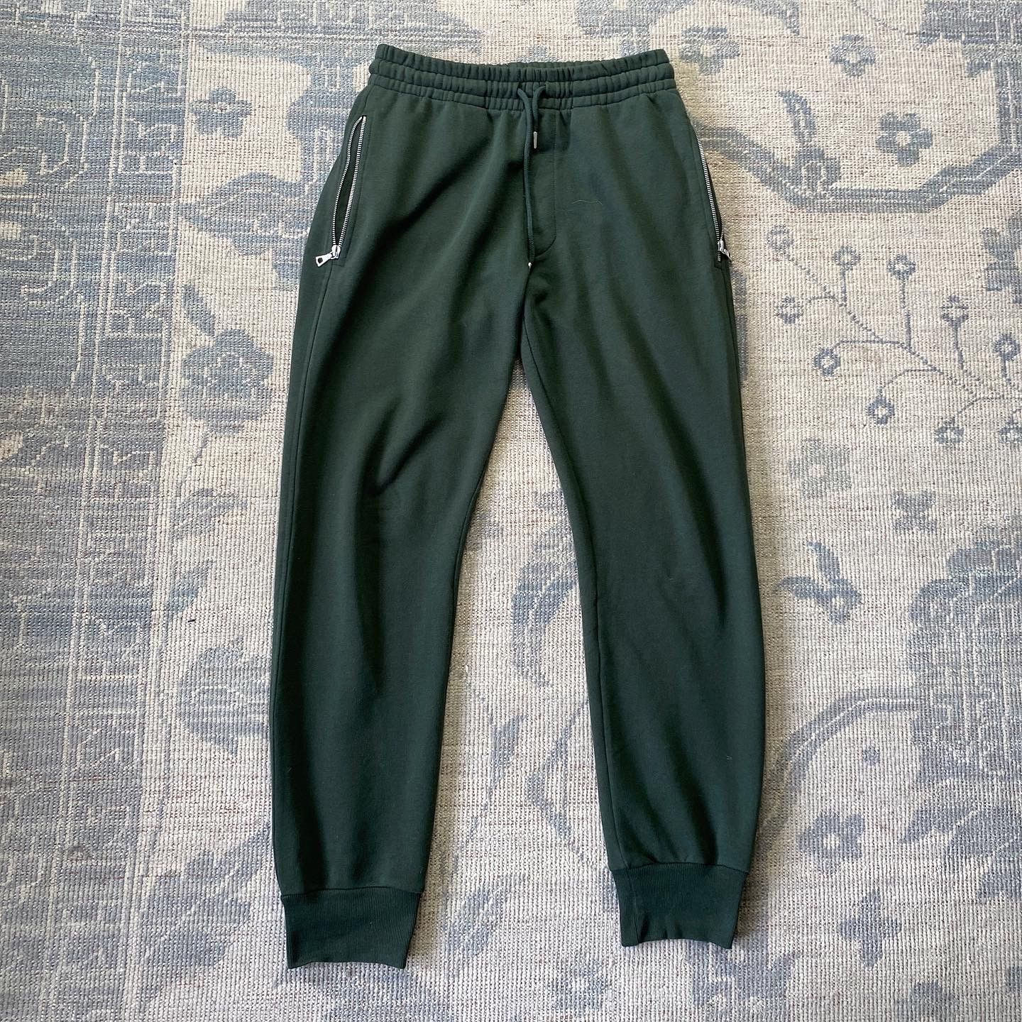 Dries Van Noten SS22 Deep Green Sweatpants | Grailed