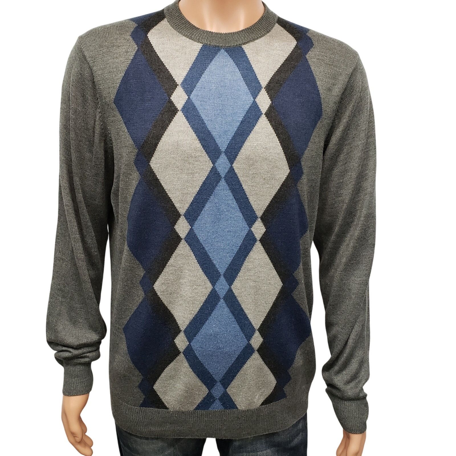 Tricots St. Raphael × Vintage TRICOTS ST RAPHAEL Argyle Diamond Sweater M Lightweight Knit Size US M / EU 48-50 / 2 - 2 Thumbnail