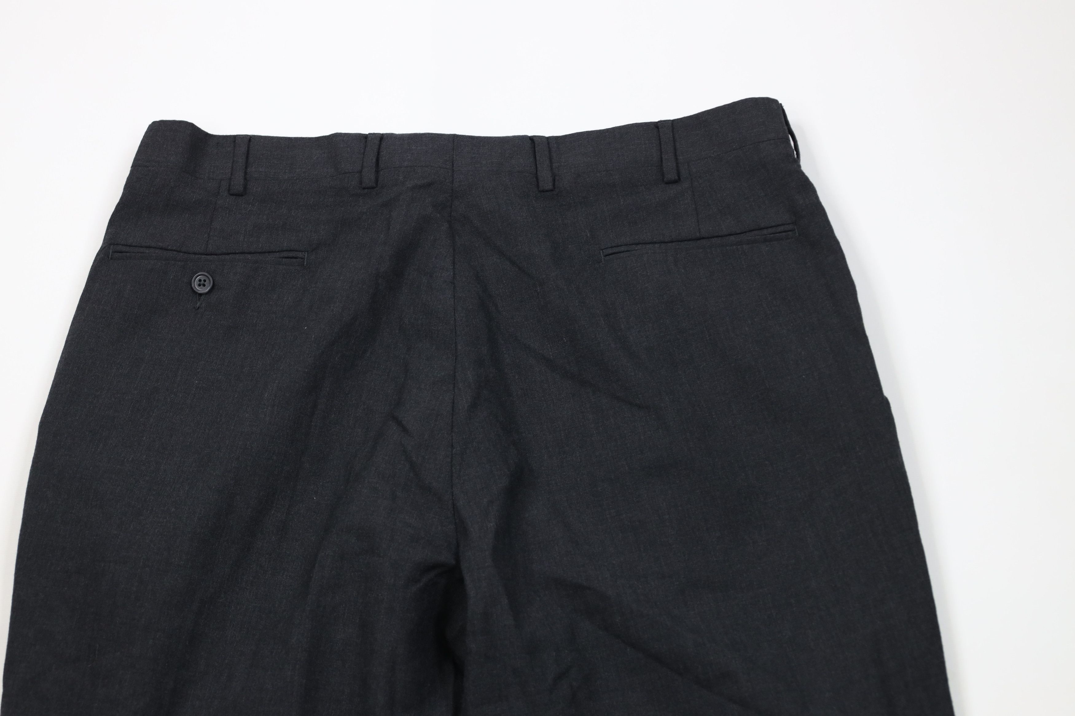 Vintage Vintage 90s Streetwear Pleated Wide Leg Chino Pants Gray Size US 36 / EU 52 - 12 Thumbnail