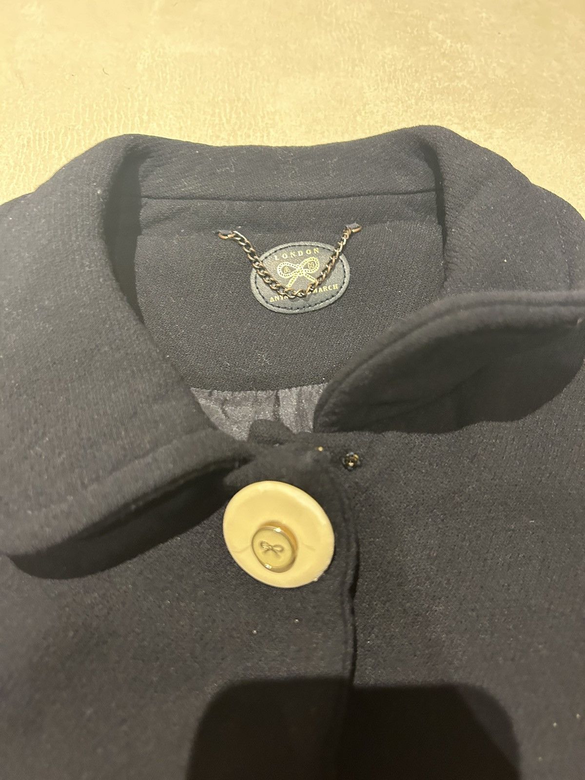 Anya Hindmarch Anya Hindmarch pea coat navy Size M / US 6-8 / IT 42-44 - 3 Thumbnail
