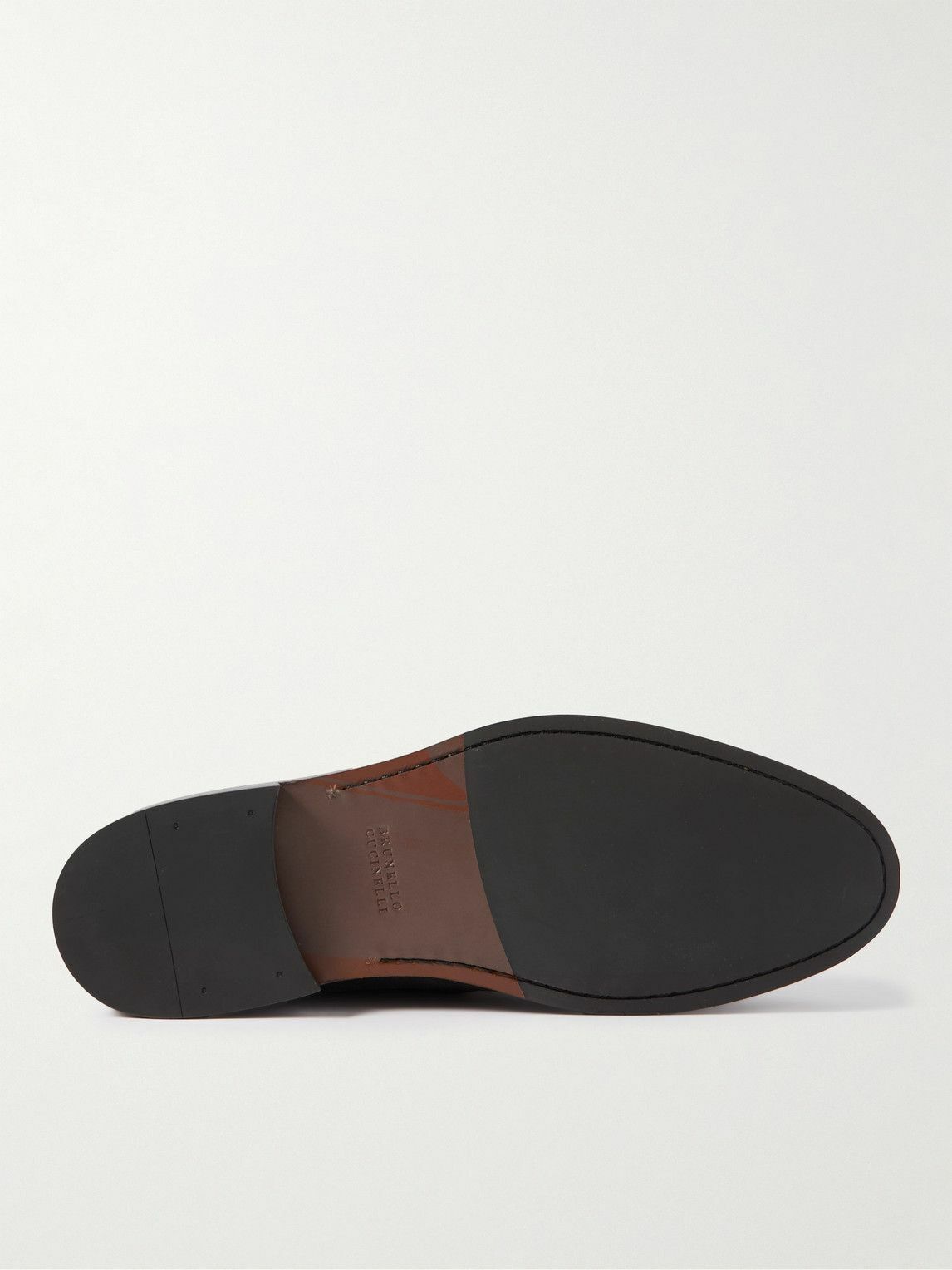 Brunello Cucinelli o1w1db10426 Loafers in Dark Grey Size US 11 / EU 44 - 3 Thumbnail