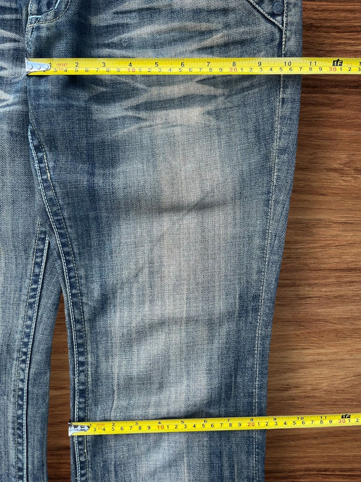 Japanese Brand Vintage Japanese Brand Red Pepper Mud Max Washed Flare Jeans Size US 34 / EU 50 - 17 Thumbnail
