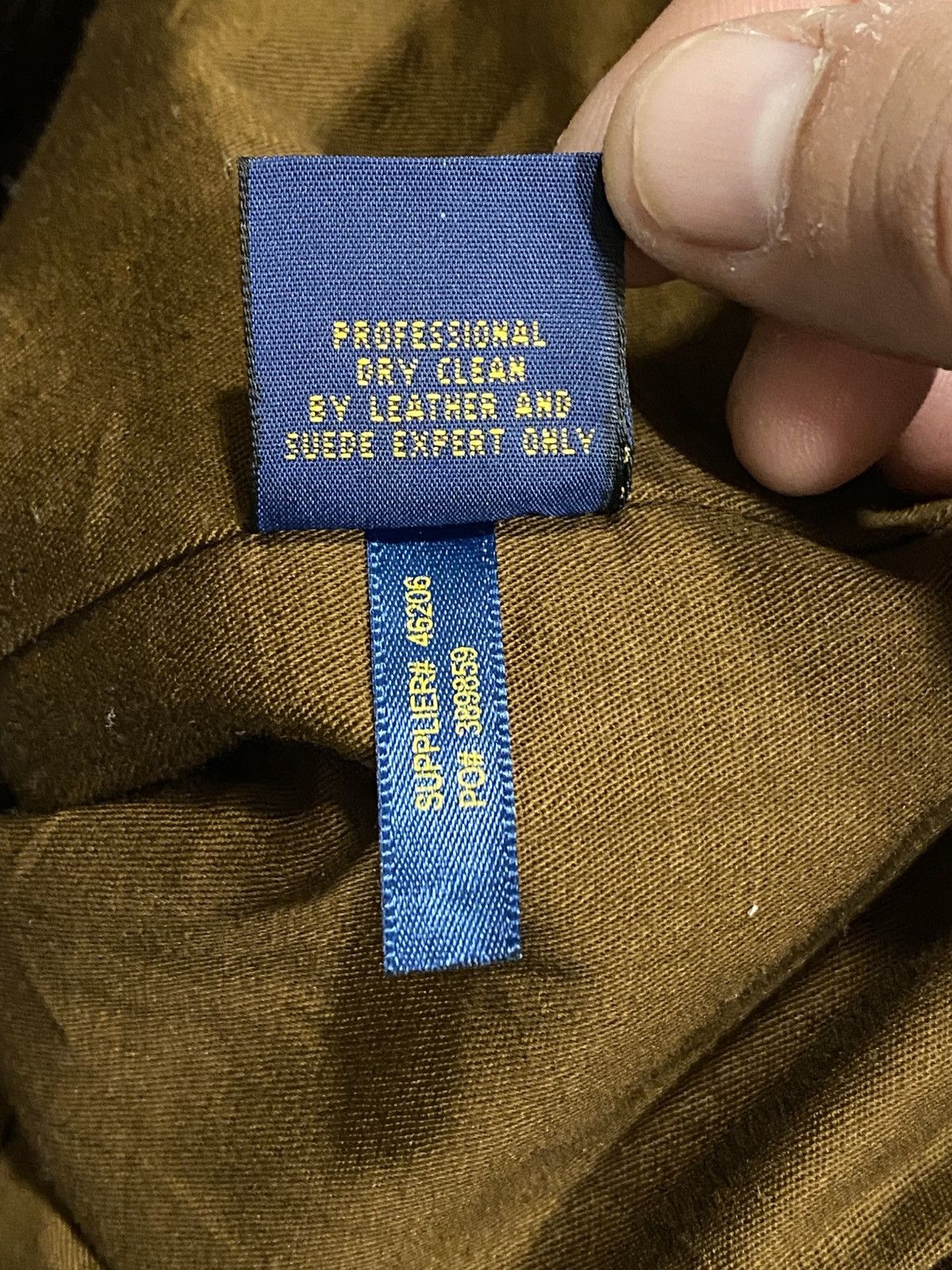 Polo Ralph Lauren × Vintage POLO RALPH LAUREN LEATHER FLIGHT JACKET Size US XXL / EU 58 / 5 - 7 Thumbnail