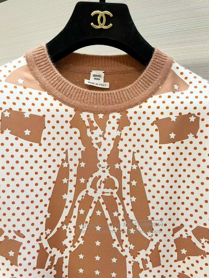 Hermes Hermes Silk Cashmere Blended Knit Top Size XS / US 0-2 / IT 36-38 - 2 Thumbnail