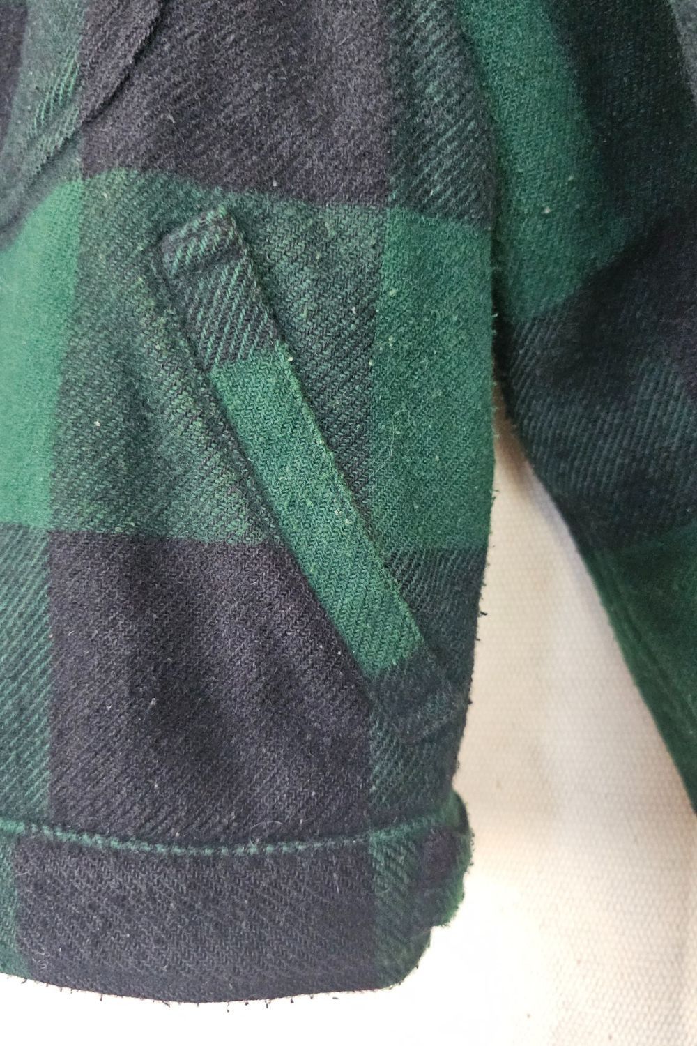 Made-in-USA Polo RL Dungarees Wool Trucker (L)– cord collar image 6