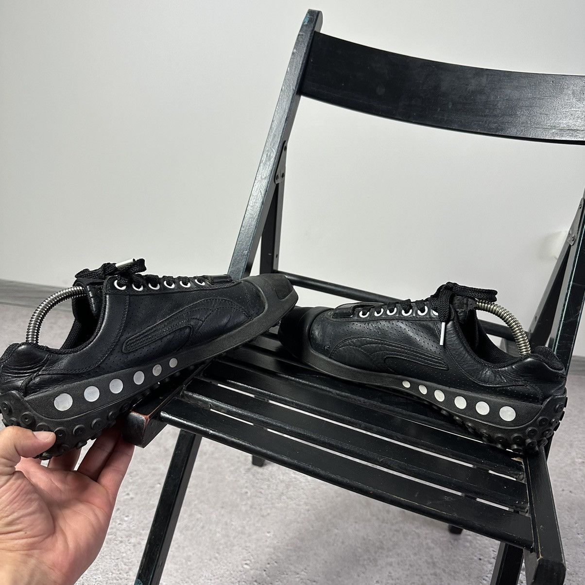 Maison MIHARA YASUHIRO × Puma Archive Rare Puma x Mihara Yasuhiro Y2K Leather Shoes Size US 9 / EU 42 - 4 Thumbnail