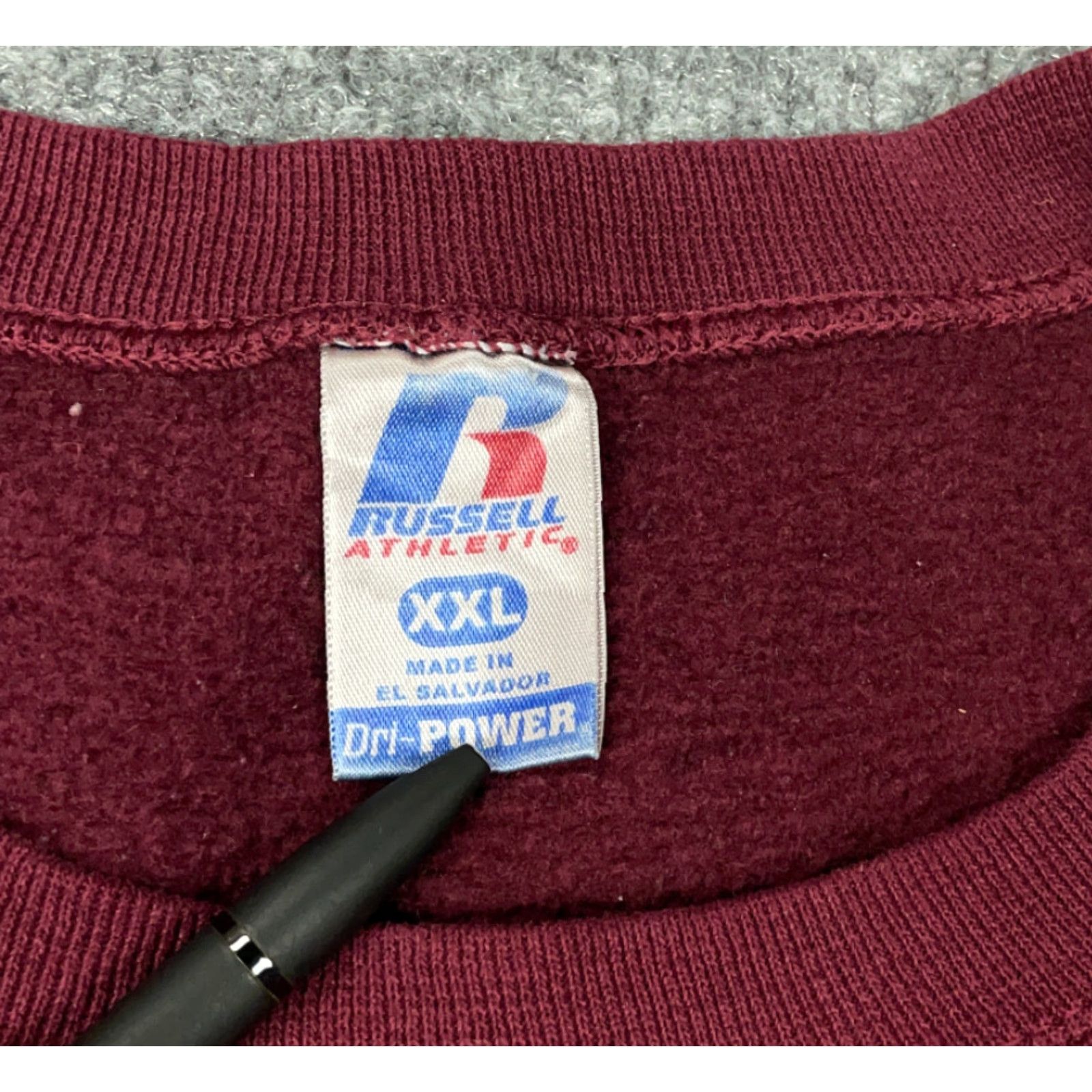 Russell Athletic Russell Athletic Dark Red Dri Power Blank Sweatshirt Adult 2XL Pullover Skater Size US XXL / EU 58 / 5 - 4 Thumbnail
