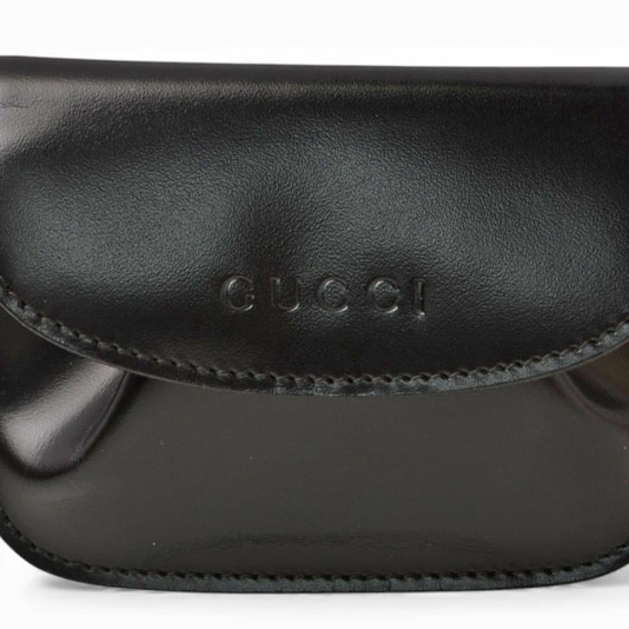 Gucci Gucci coin case, black leather wallet, 030 2091 Size ONE SIZE - 1 Thumbnail