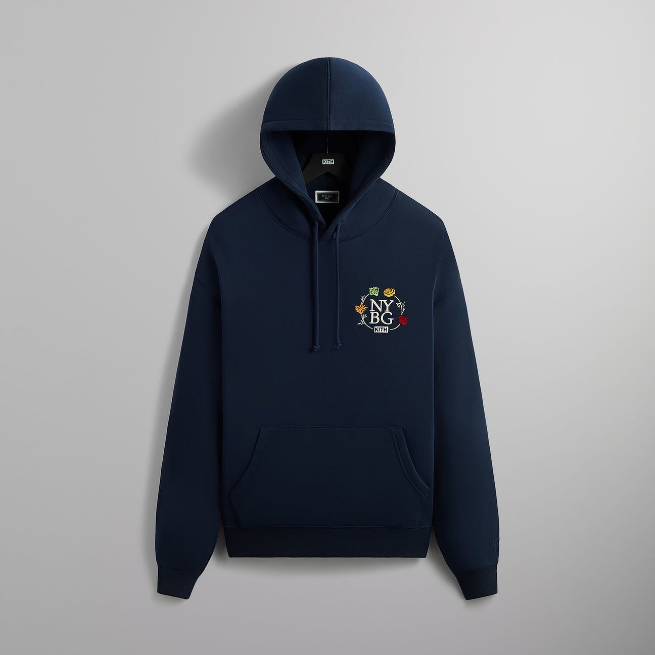 image of Kith For Ny Botanical Garden La Casse Williams Iii Hoodie in Navy, Men's (Size XL)