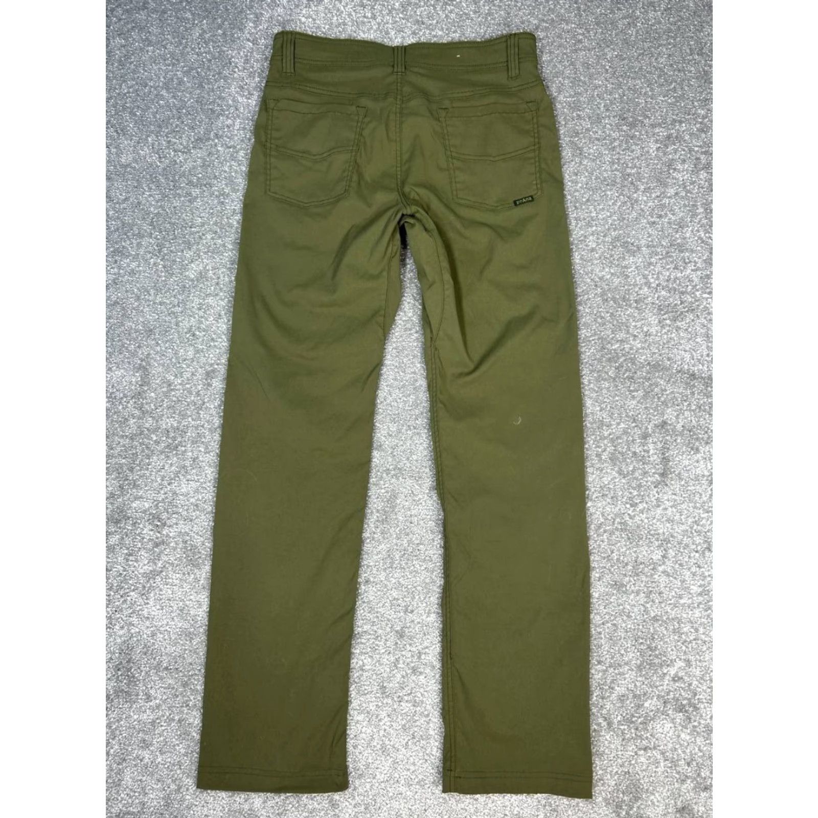 Prana Prana Breathe Chino Pants Mens 30 Green Nylon Stretch Slim Fit Low Rise Straight Size US 30 / EU 46 - 2 Thumbnail