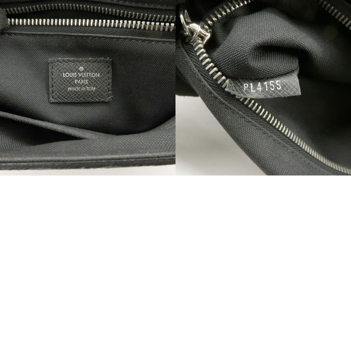 Louis Vuitton Louis Vuitton Taiga Victor Shoulder Bag Crossbody Black Size ONE SIZE - 8 Thumbnail
