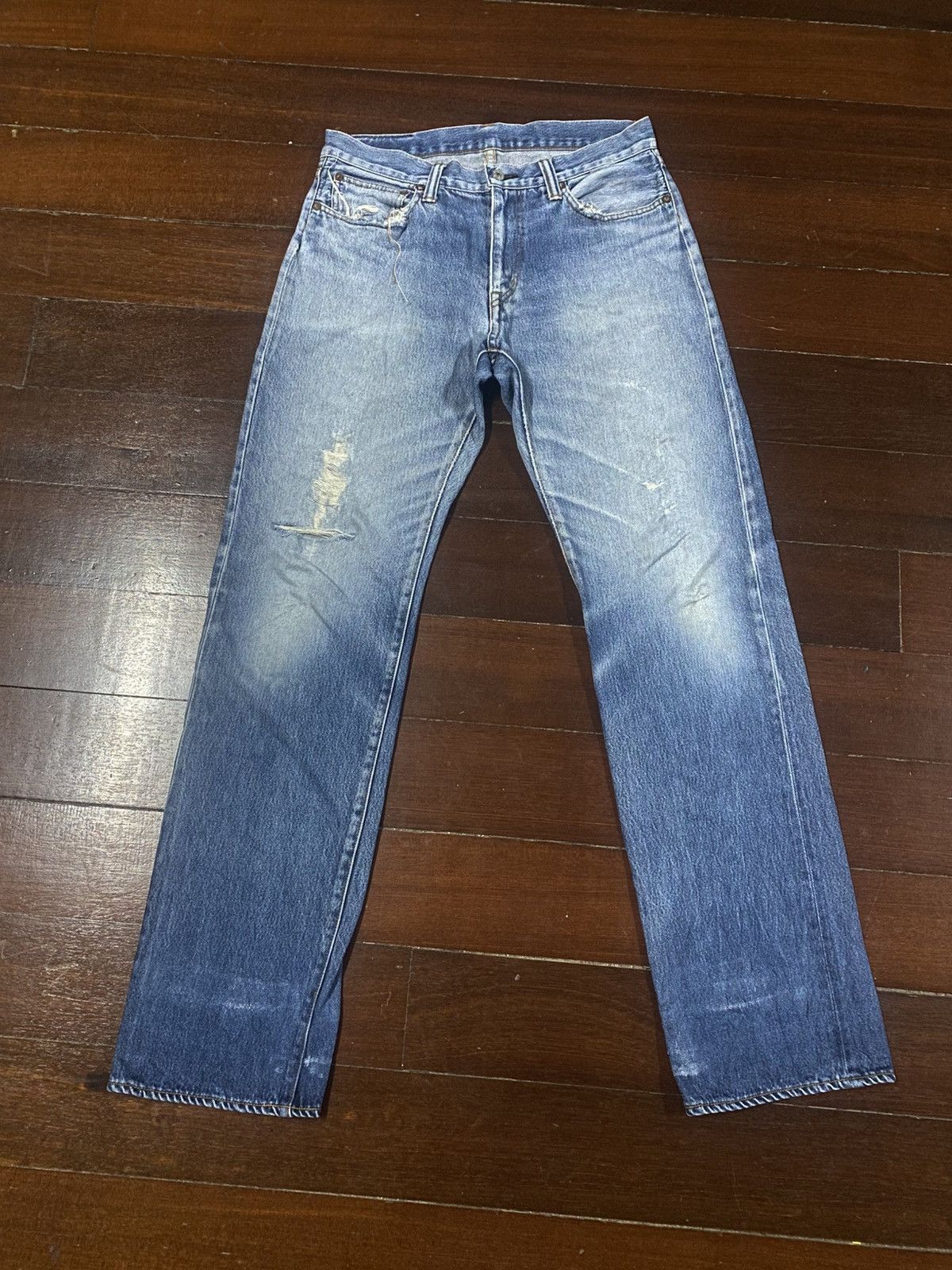 KOJIMA GENES Vintage Japan Kojima genes mud wash distressed non selvedge Size US 32 / EU 48 - 1 Thumbnail