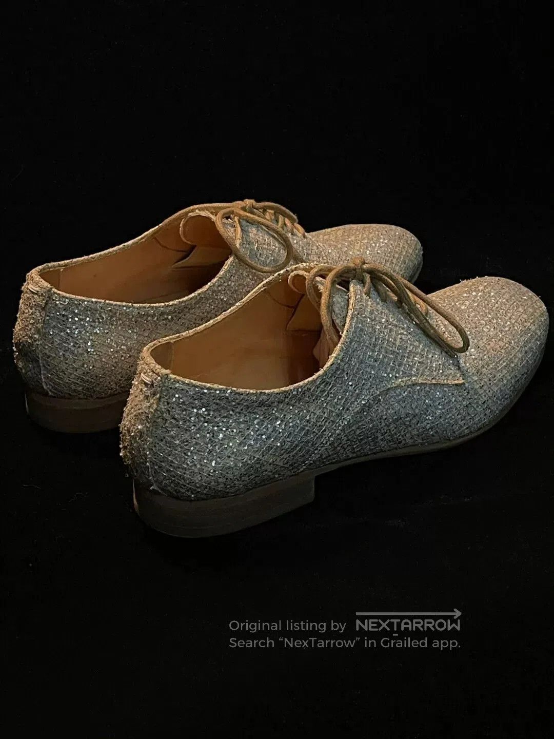 Maison Margiela Maison Margiela Sequin Derby Shoes. Size US 6 / IT 36 - 1 Thumbnail