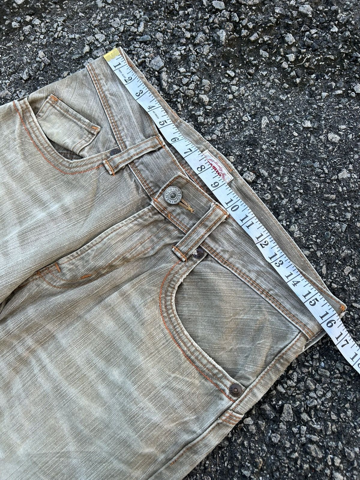 If Six Was Nine × KMRii × Le Grande Bleu (L.G.B.) Flare Edwin Exclusive Vintage Bucke Back Denim Jeans Size US 32 / EU 48 - 15 Thumbnail