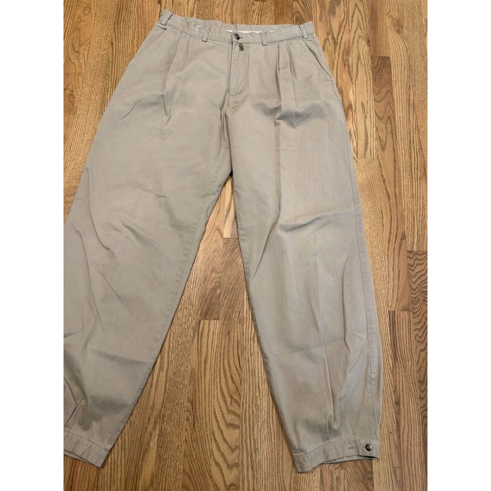 Patagonia VINTAGE Patagonia Bombachas Pants Men 36x33.5 Khaki Beige 5-Pocket Wide-Leg Chino Authentic Clothing Size US 36 / EU 52 - 3 Thumbnail