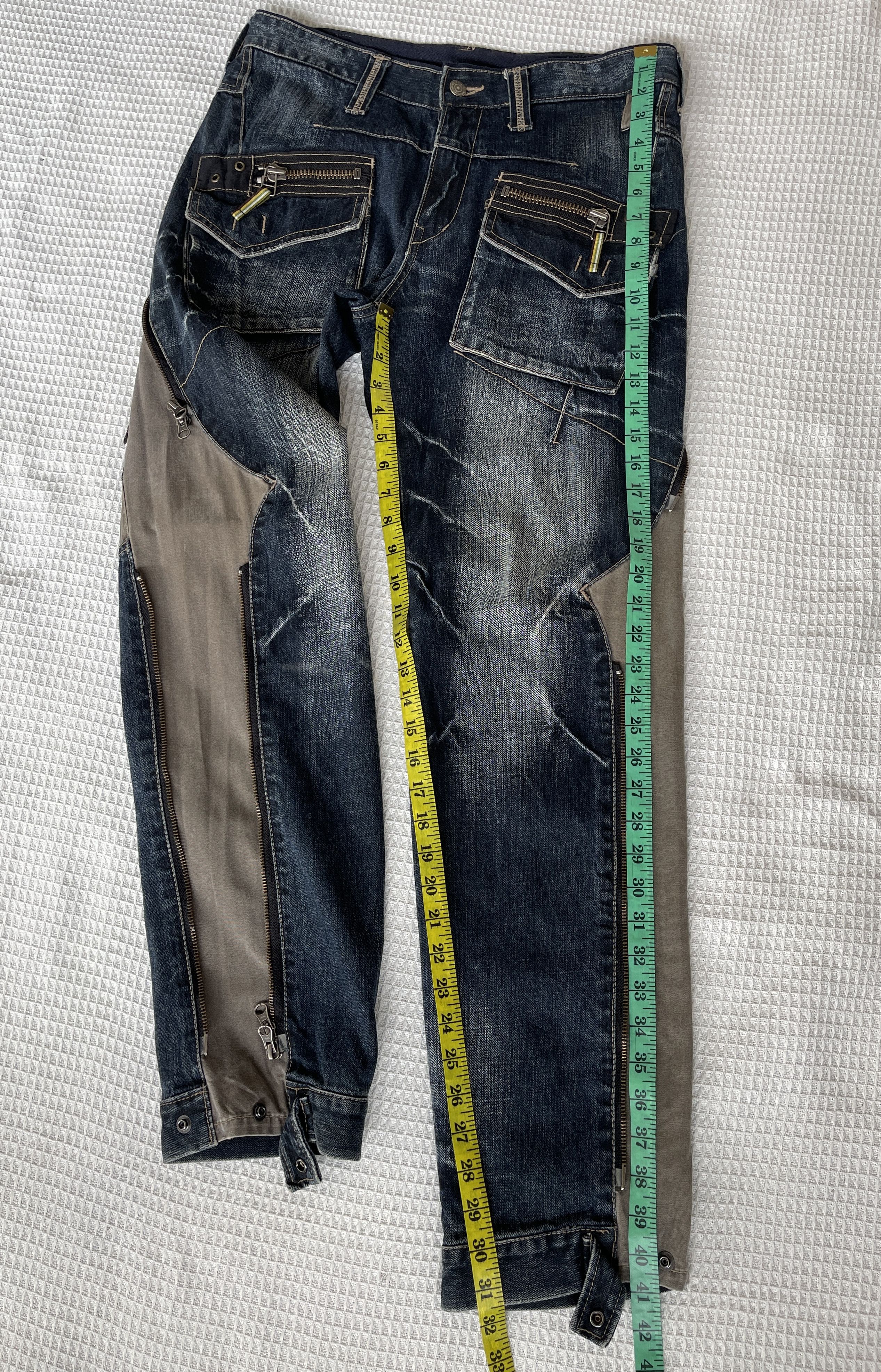 PPFM ’90s🔥PPFM🔥Bondage Hybrid Cargo Pants Zipper Clad Size US 33 - 8 Thumbnail