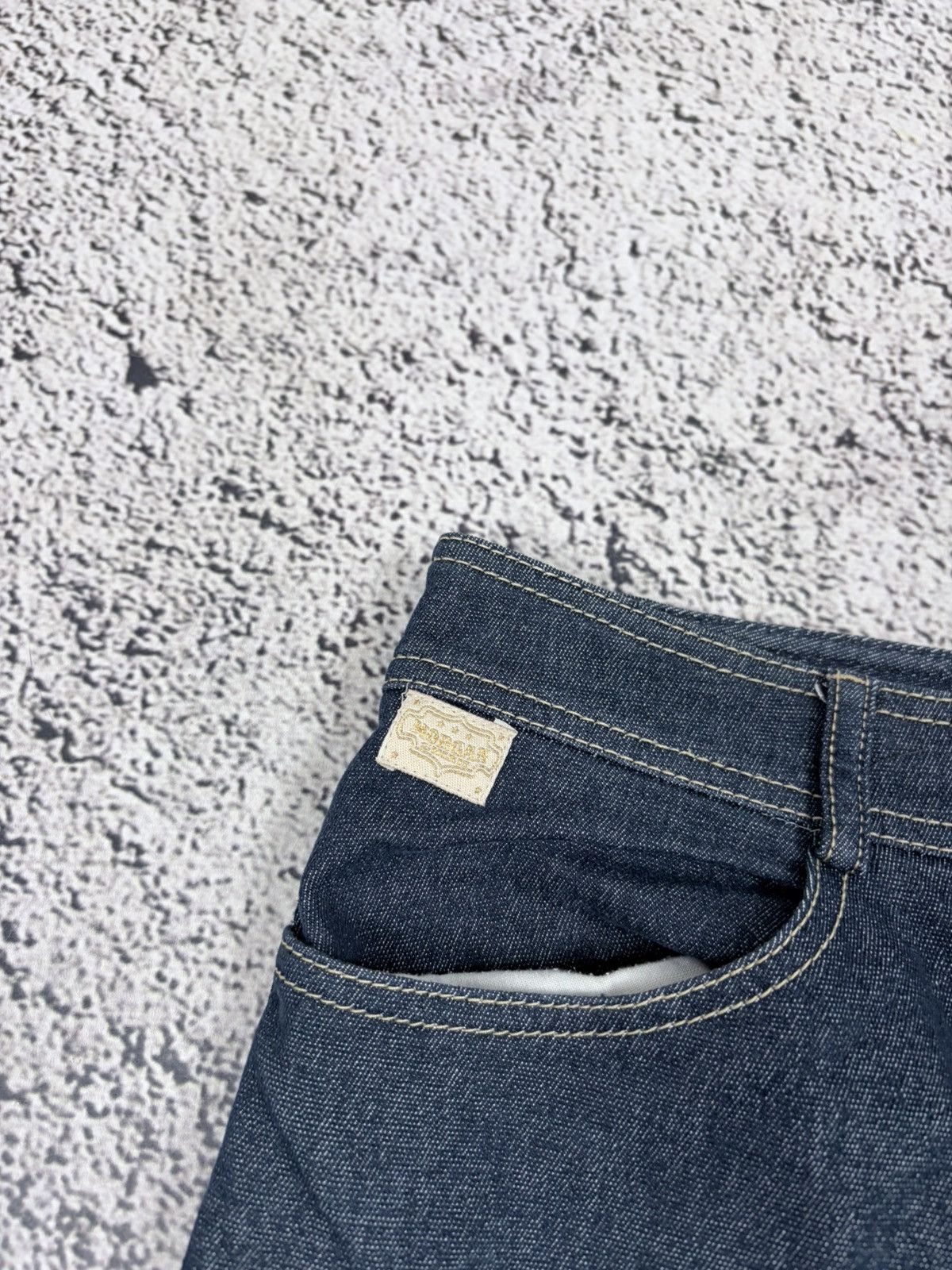 Morgan De Toi Vintage Morgan De Toi Y2K Denim Midi Skirt Indigo Blue Size 26" / US 2 / IT 38 - 4 Thumbnail