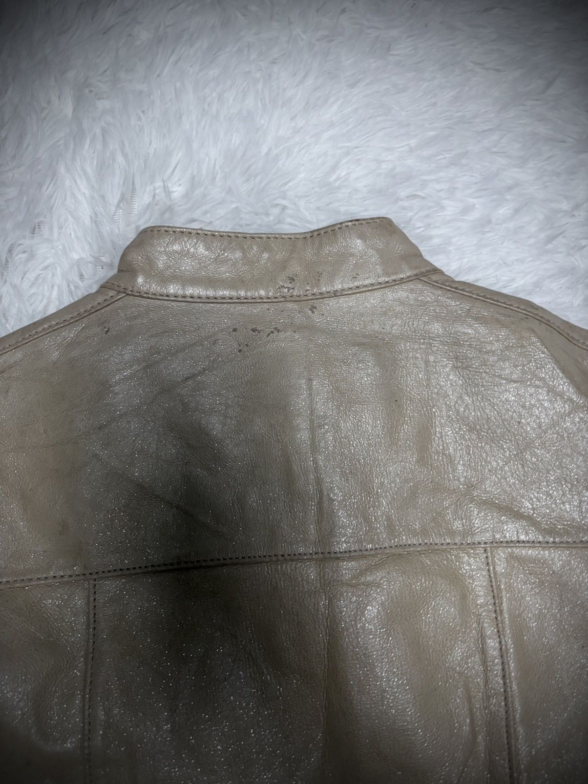 Japanese Brand 2000s Japanese Brand b.r.u.s.h vkei leather jacket Size US XS / EU 42 / 0 - 9 Thumbnail
