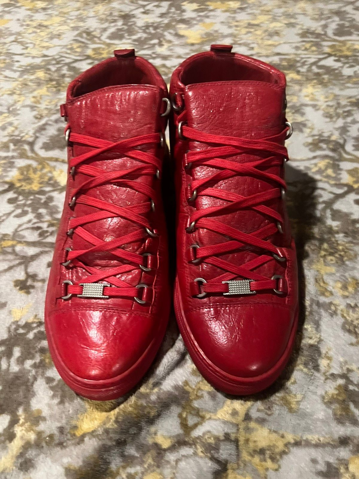 Pre-owned Balenciaga Arena Shoes In Red