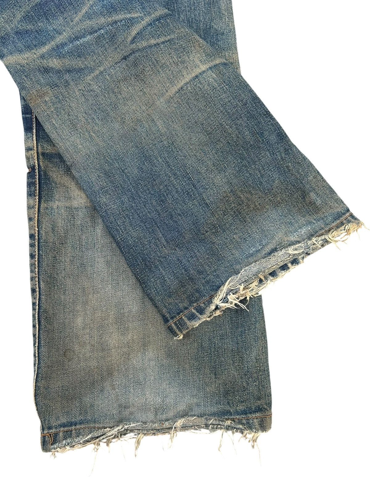 Kapital VINTAGE EDWIN 505X SELVEDGE RUSTY DISTRESSED DENIM JEANS Size US 32 / EU 48 - 18 Thumbnail