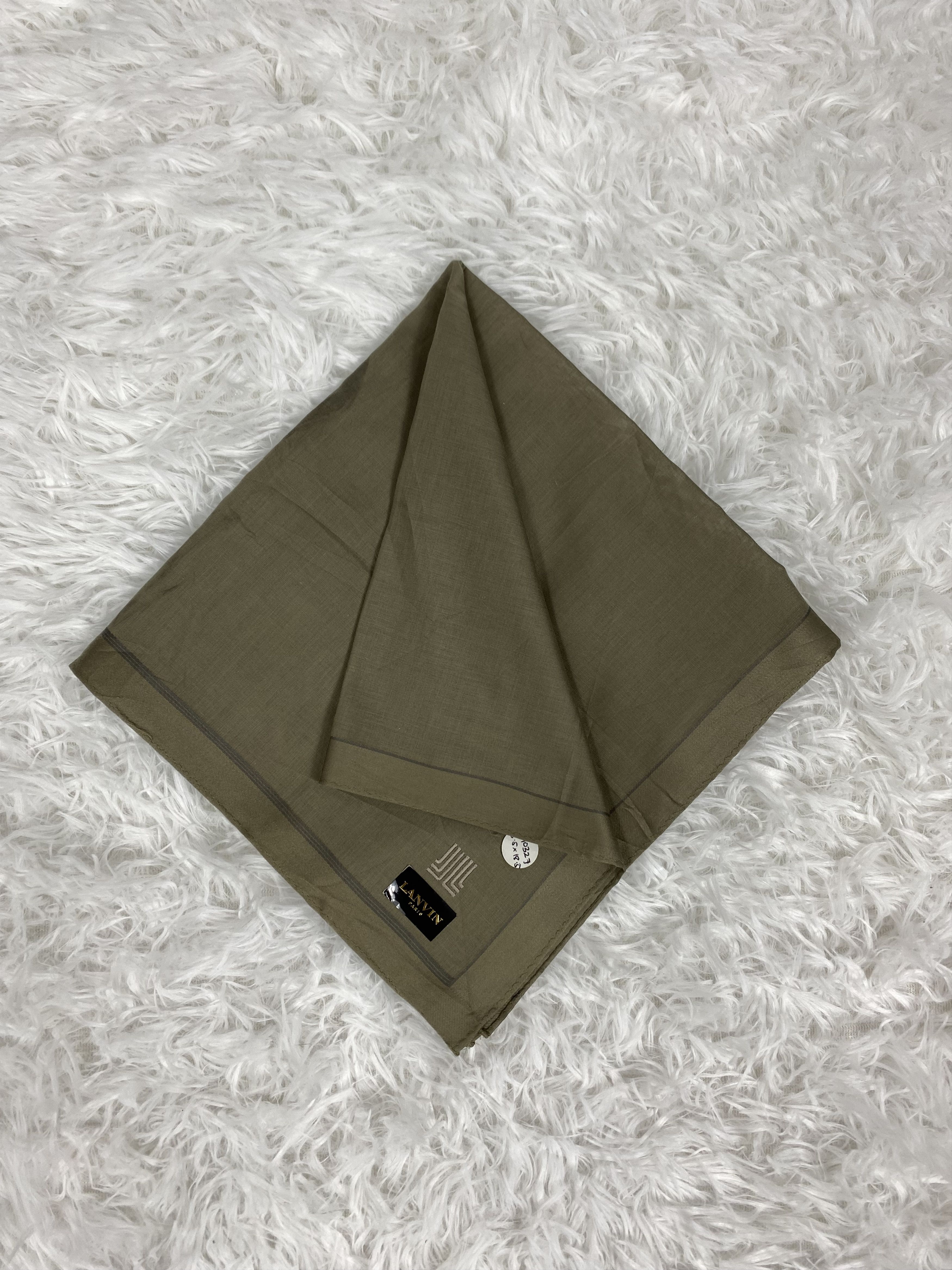 Lanvin Vintage Lanvin Handkerchief Neckerchief PH0327 Size ONE SIZE - 1 Thumbnail