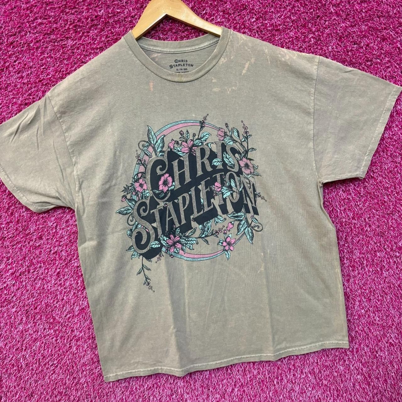 Band Tees Chris Stapleton Spellout Wild flower size XL Size US XL / EU 56 / 4 - 3 Thumbnail